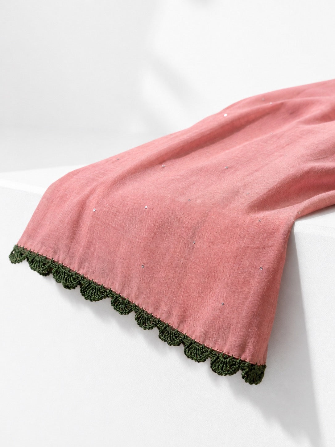 Mull Cotton with mukaish work