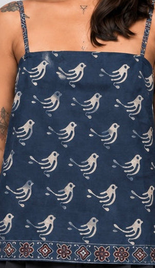 Handblock printed Backless Tops