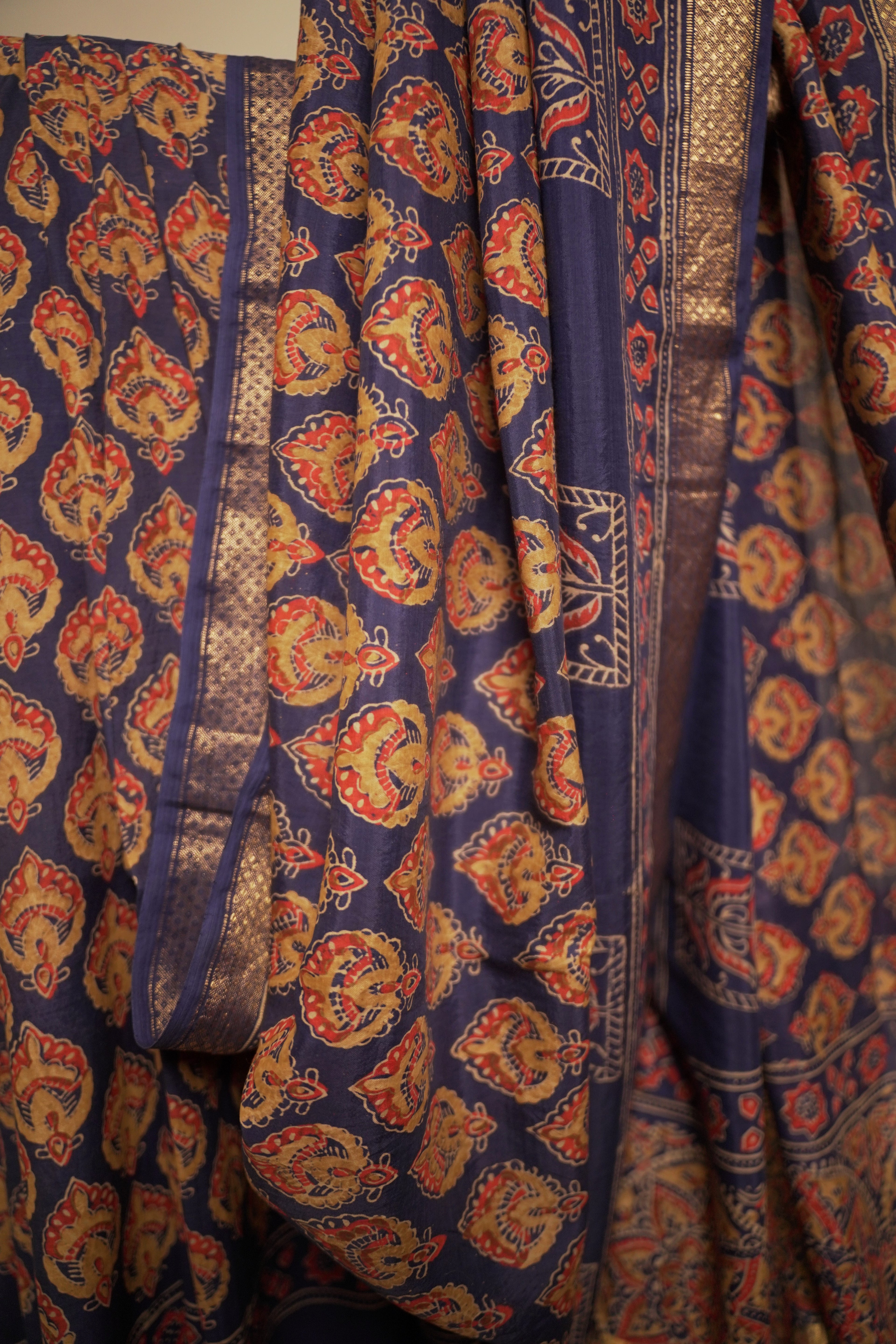 Sutrā  Ink Blue Sari
