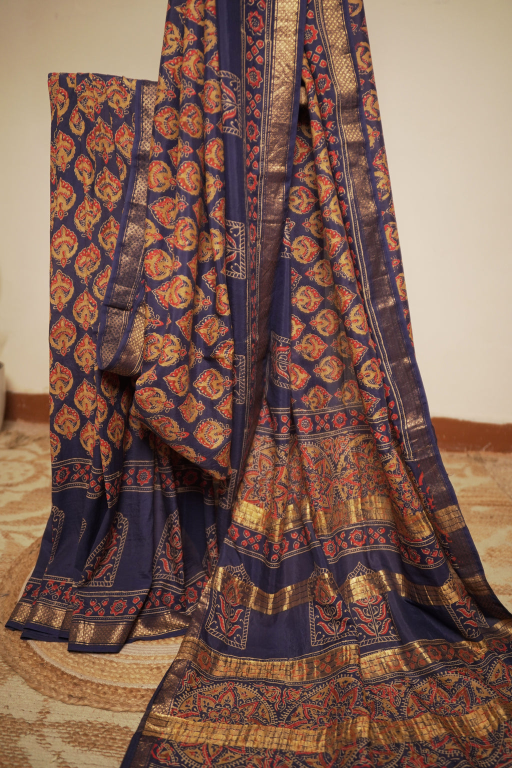 Sutrā  Ink Blue Sari