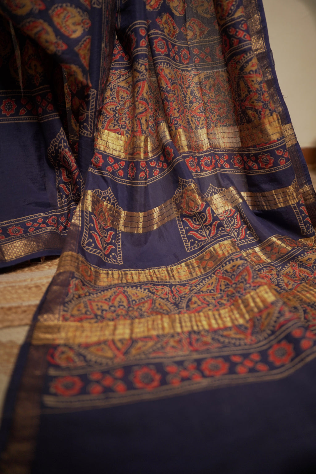 Sutrā  Ink Blue Sari