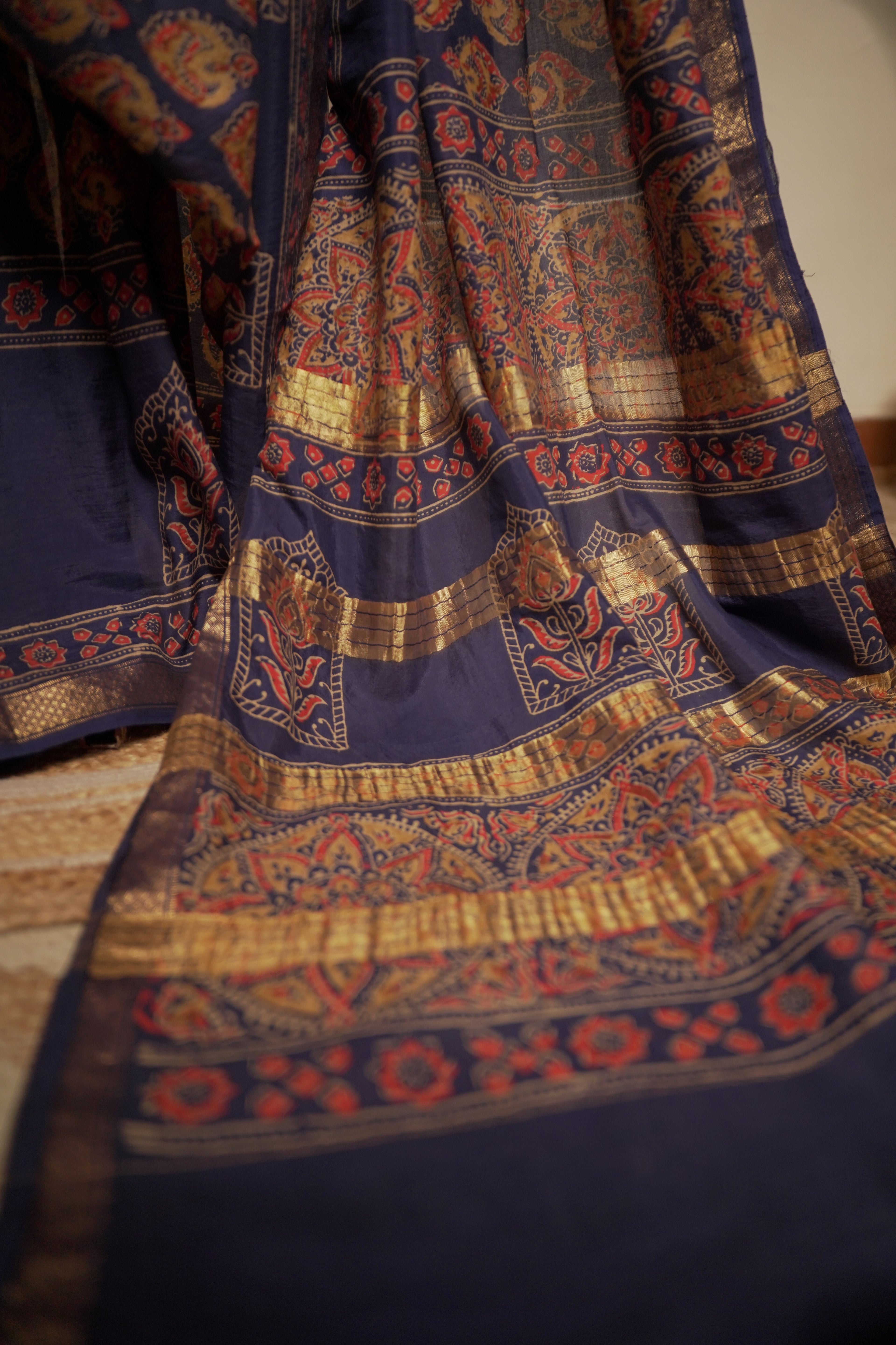 Sutrā  Ink Blue Sari