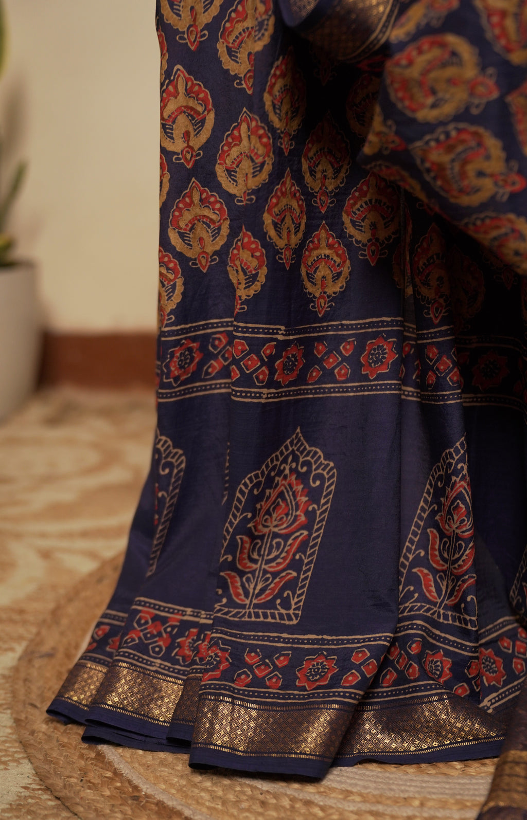 Sutrā  Ink Blue Sari