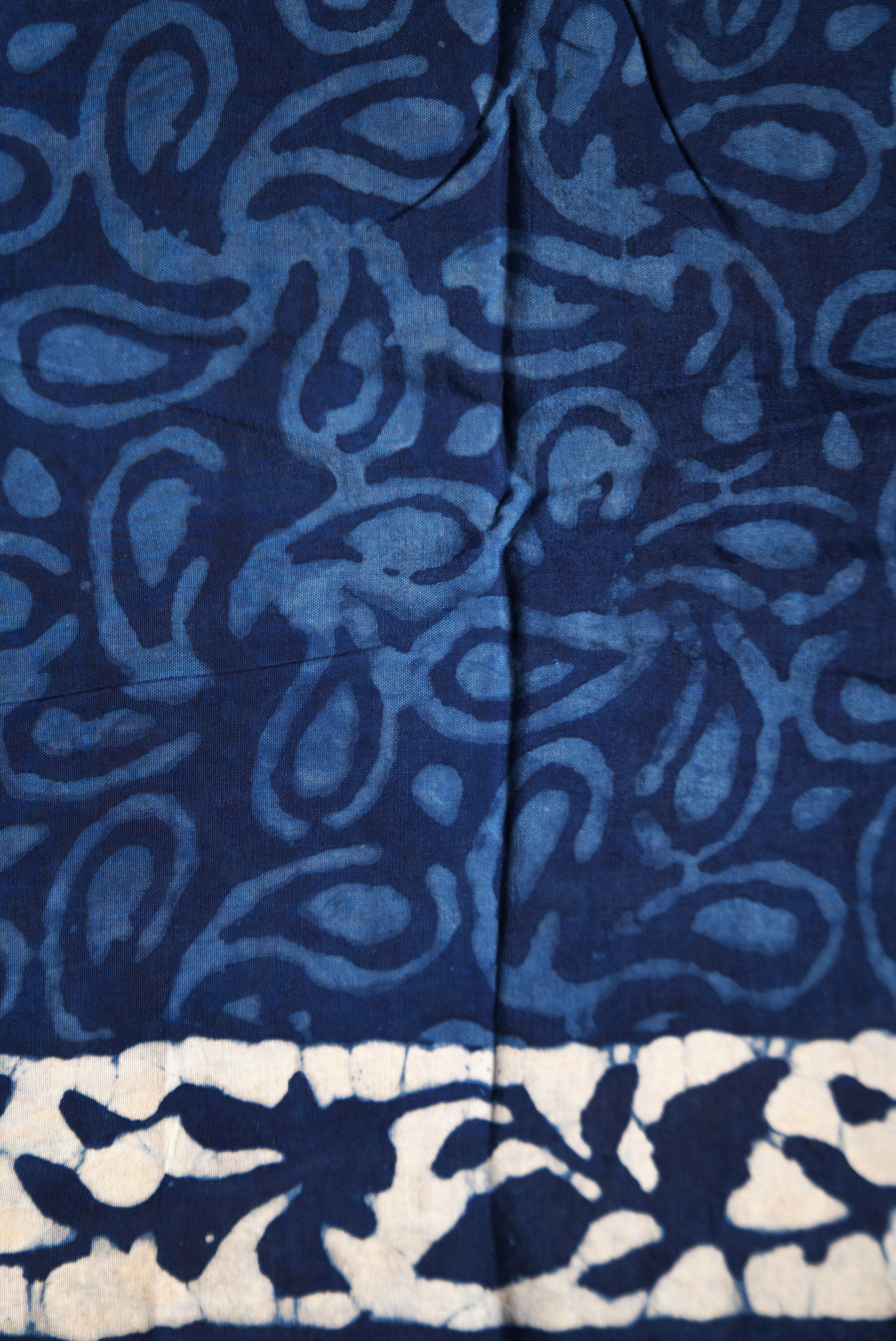 Indigo Blue Dola Silk Sari