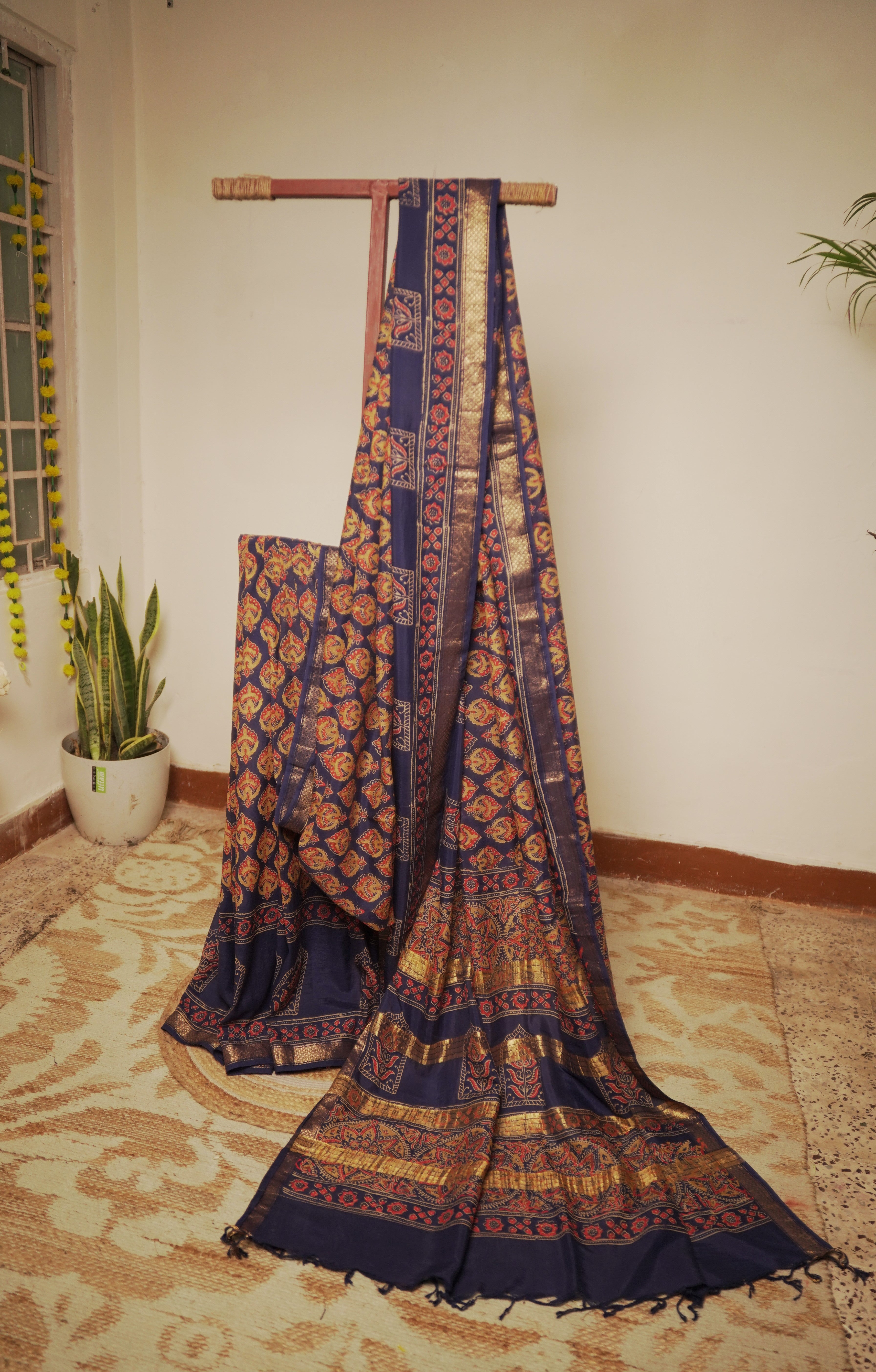 Sutrā  Ink Blue Sari